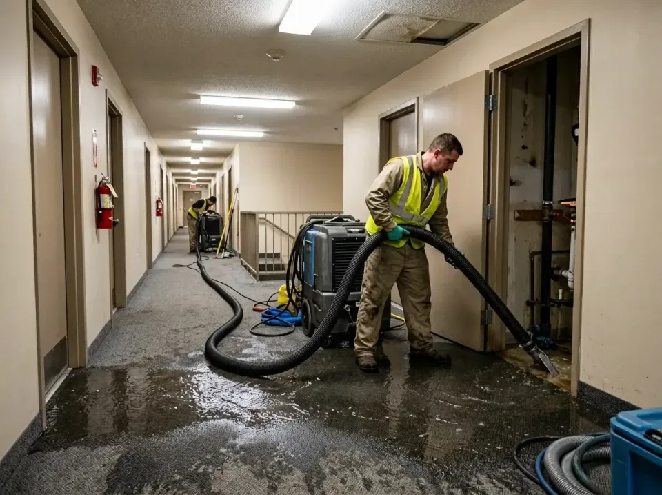 multi-unit-apartment-hallway-f-005 — frequently asked questions, Emergency Burst Pipe Water Extraction & Removal in Newcastl…